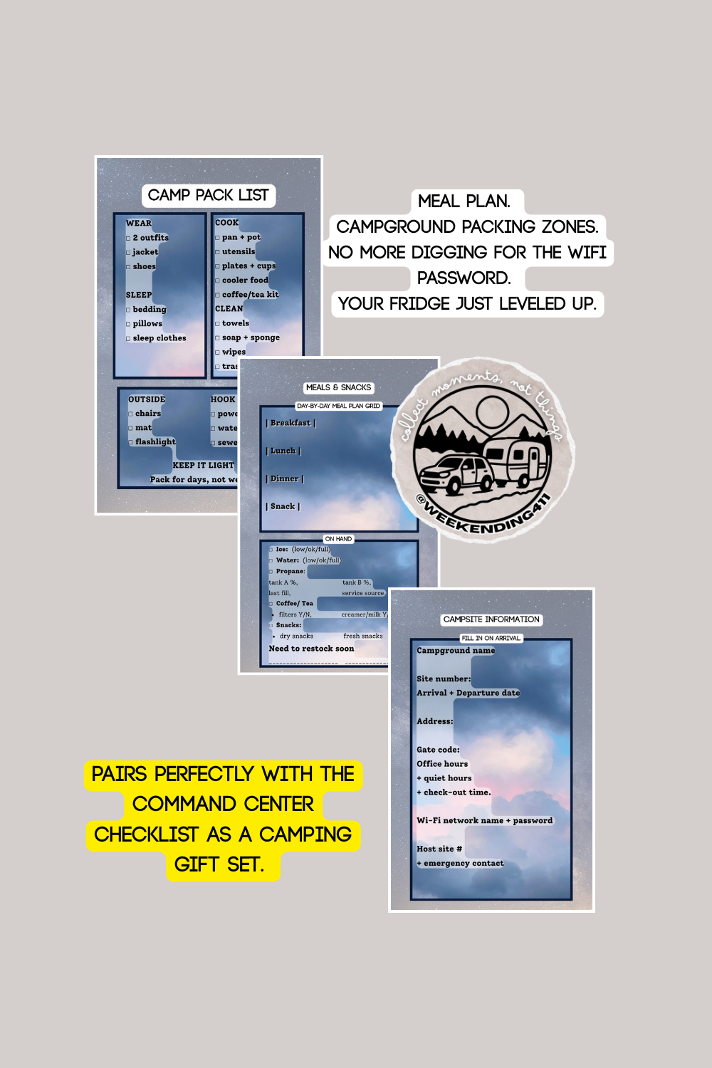 RV Fridge Magnet Add-Ons